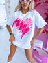 "Broken heart KX80" T-krekls - balts